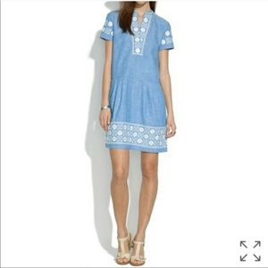 Madewell chambray Sunstitch dress